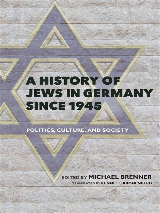 Cover image for A History of Jews in Germany Since 1945